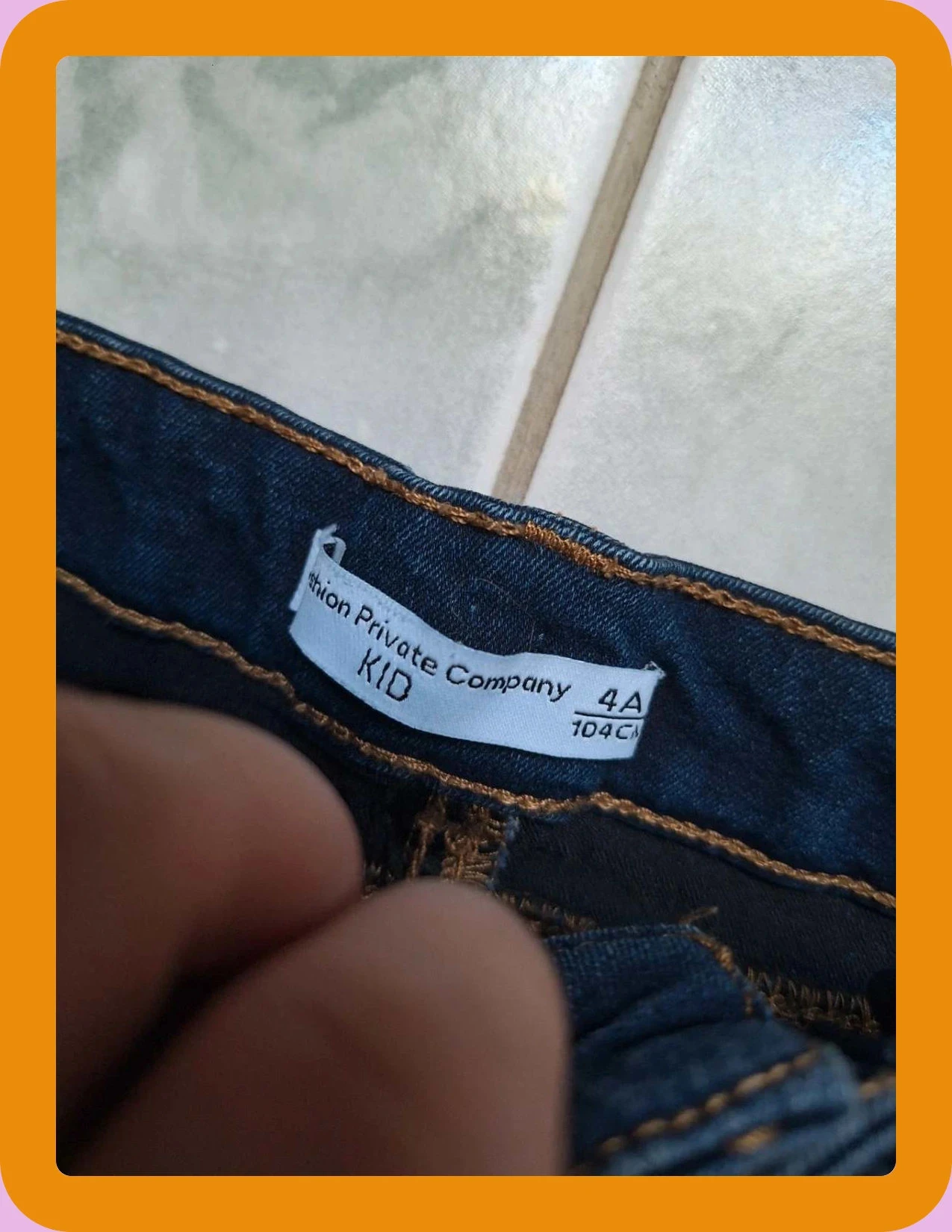 4-year-old denim shorts 40.16 inches – photo 3